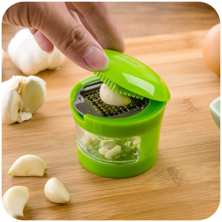 Plastic Rotary Manual Garlic Press Garlic Slicer - China Garlic Press and Garlic  Slicer price