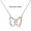 Stainless Steel (white gold with rose gold plated)