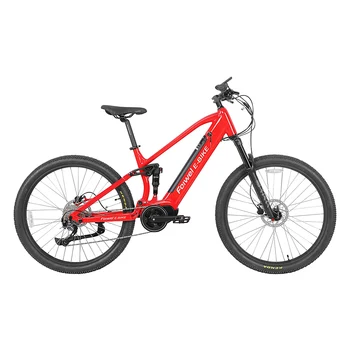 full suspension electric bike with mid motor/ hidden battery mountain electric bicycle for sales
