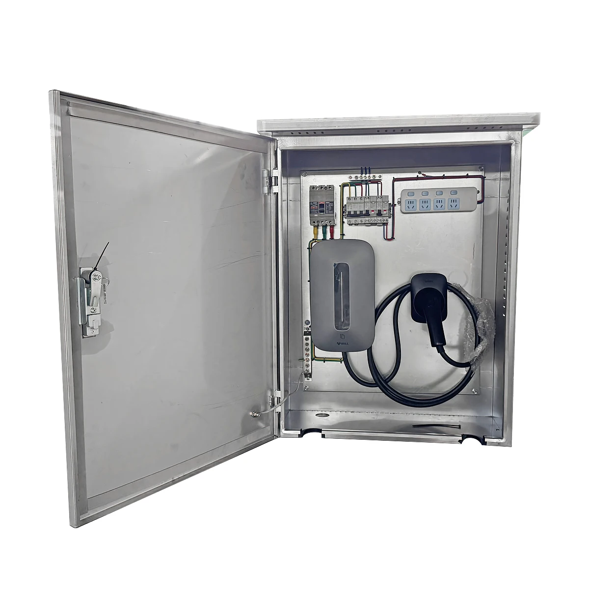 Indoor and Outdoor Wall Mount Charging Pile Distribution Box Distribution Box Specially for Charging Piles manufacture