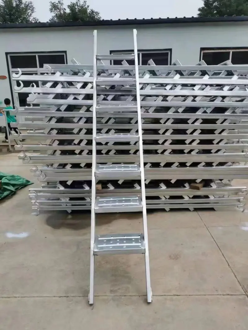 product q235 steel construction scaffold ladder system board couplers clamp parts scaffolding planks essential ladder scaffolding parts-9