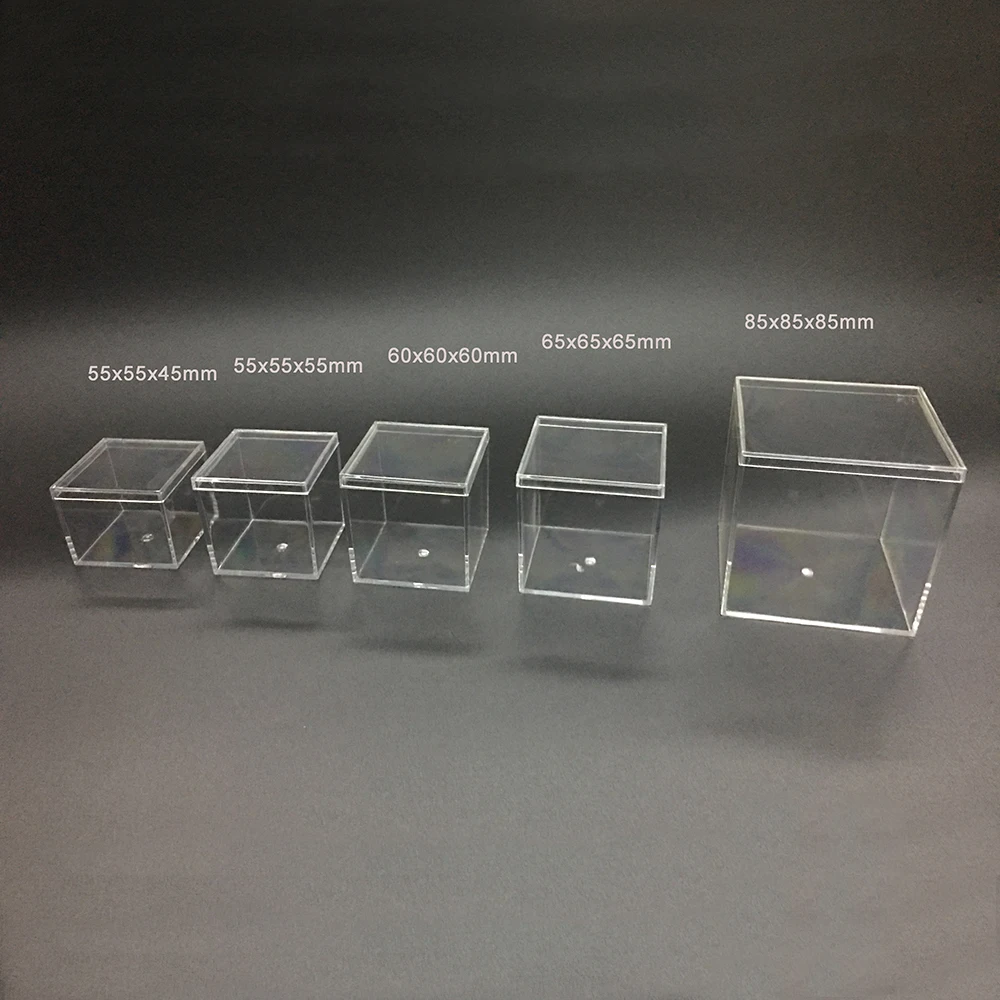 Transparent Rectangle Acrylic Packing Box Battery