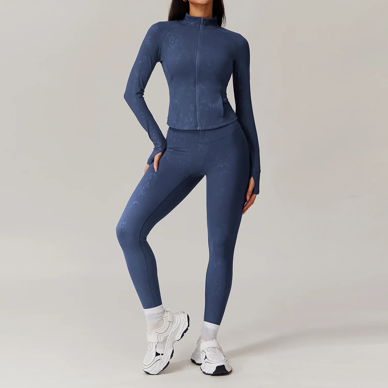 6 Piece Sets Fashion Women Gym Wear Workout Clothing Tracksuit Active Wear Gym Fitness Set Apparel