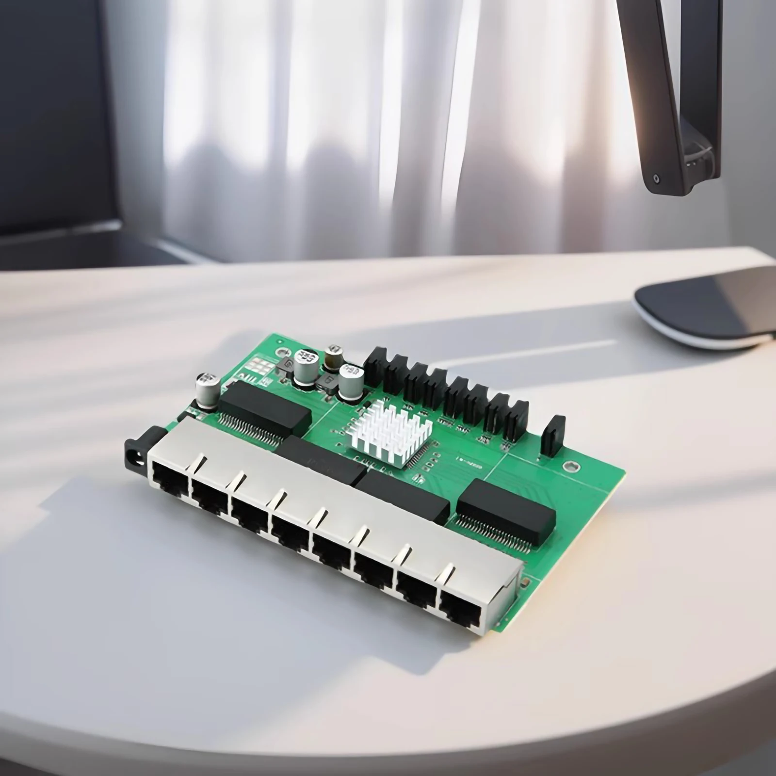 8-port Gigabit Switch Module Wired Network Switch Board For Security ...
