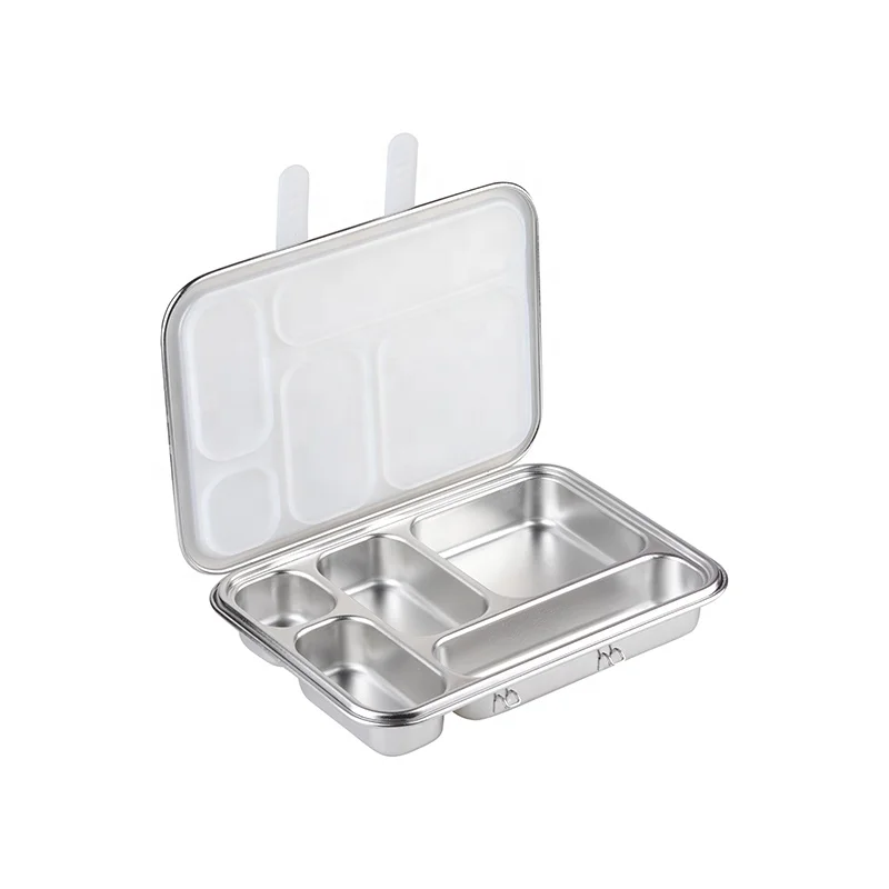 Oumego Eco Friendly 2 5 Compart Stainless Steel Rectangular