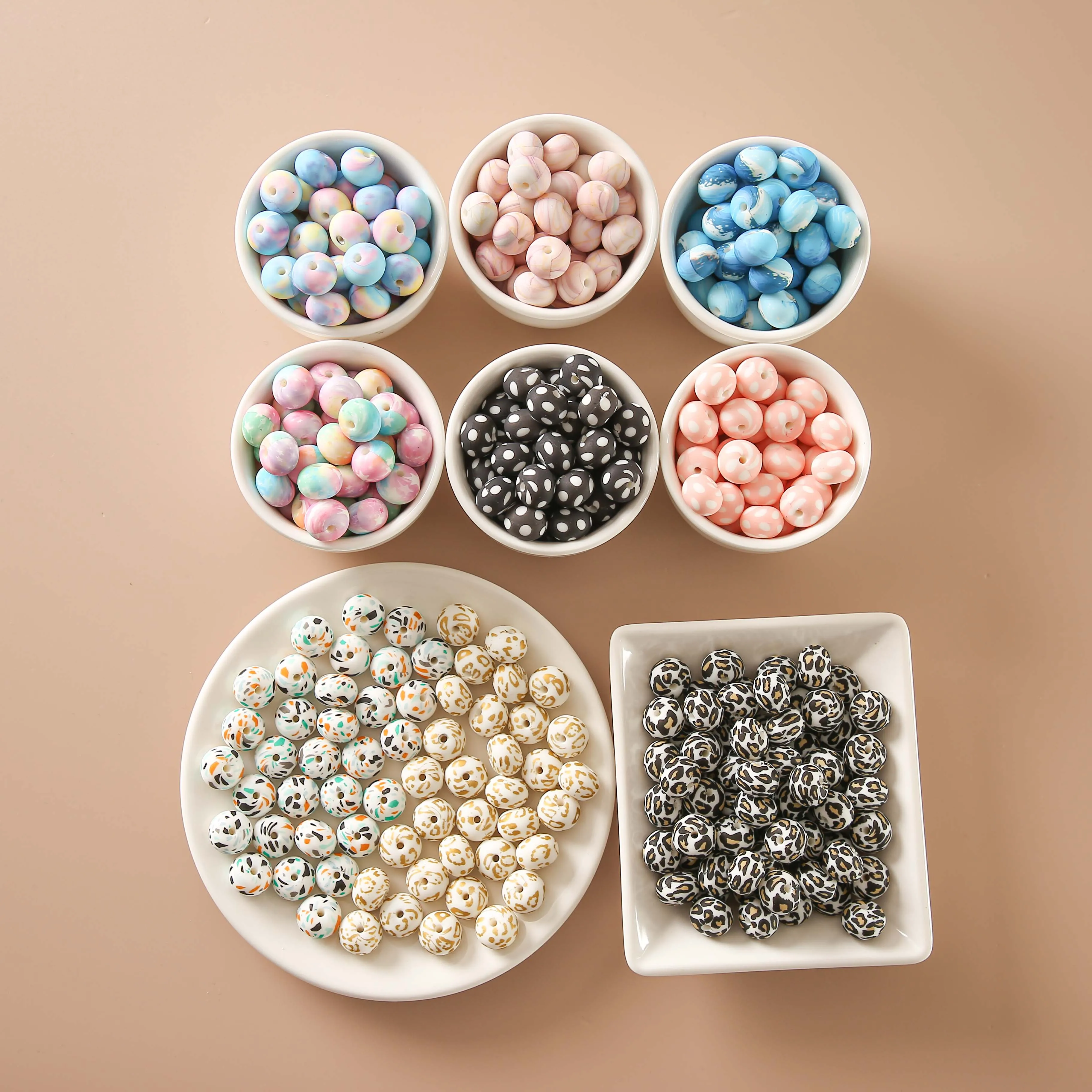 Food Grade Silicone Beads Star Dental Beads DIY Accessories