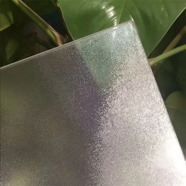 3.2mm Ultra-clear Low Iron Tempered Cloth Texture Solar Anti-glare Glass for Photovoltaic Modules