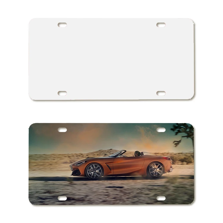 Prosub Wholesale Custom Sublimation License Plate Blank Flat Prints 6