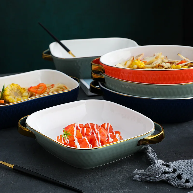 HY скандинавские роскошные керамические формы для выпечки и сковорода рождественские инструменты для выпечки торта антипригарные кухонные аксессуары для выпечки