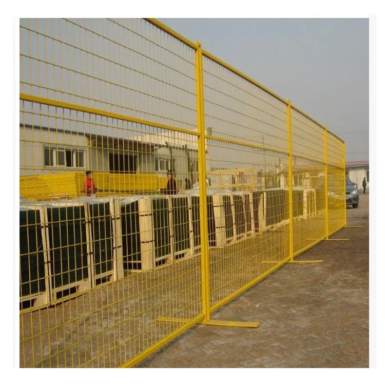 Galvanized Portable Welded Temporary Fence Panel Temporary Swimming Pool Fence No Drill Temporary Fencing 6ftx 9ft