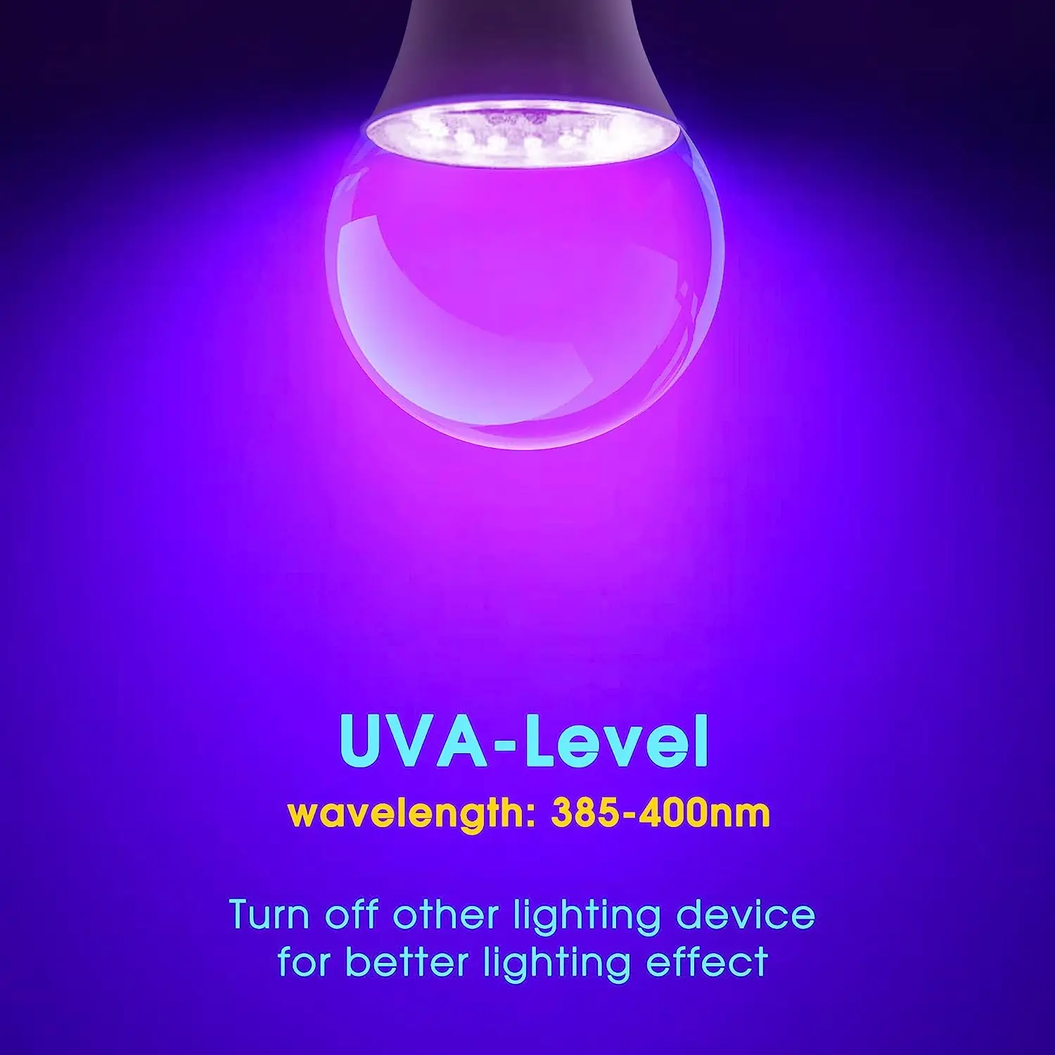 2023 A19 10w Blacklight Bulb Uva 385400nm Led Fluorescent Bulb 75w