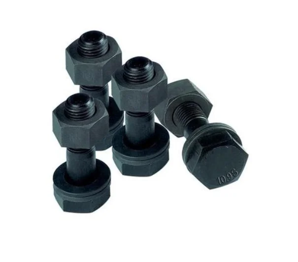 DIN6914 Heavy Hex Structural bolt and nut and washer set for steel structurals grade 10.9S