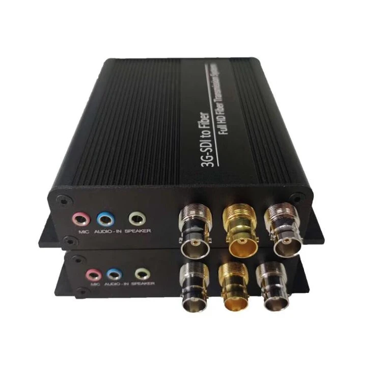 1ch Bidirectional 3g Sdi Fiber Converter With Local Loop Out 20km Lc