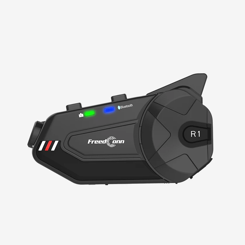 FreedConn R1-PLUS Motorcycle Helmet Bluetooth Intercom with 1080P