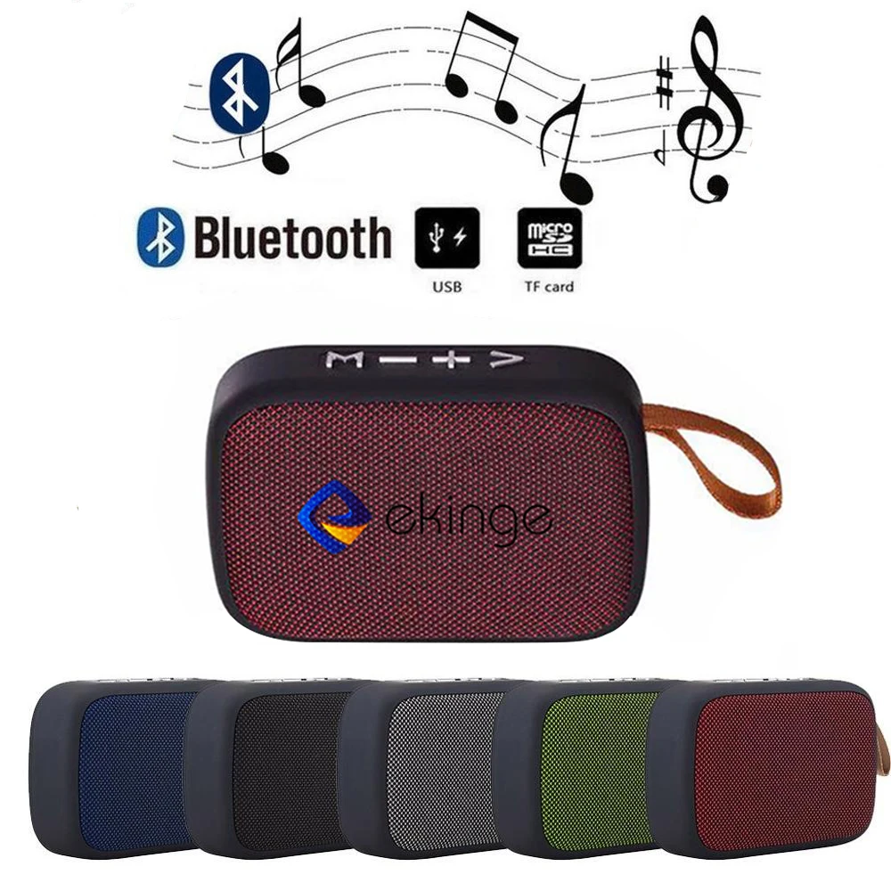 New Active Cheap Fabric Small  Music Portable  Wireless Speakers Blue Tooth Sound G2