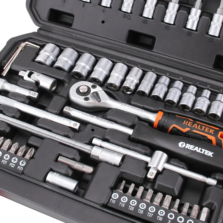 Realtek  66Pcs High Quality Socket and Bit Set Home Tools