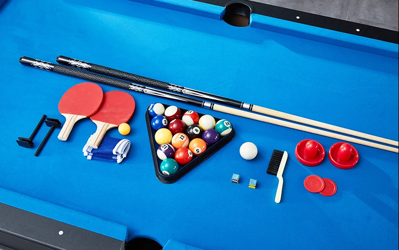 2024 Super Popular Multi Function 4 in 1 Multigame Indoor Sports Table Pool Table Tennis Dining Air Hockey Options
