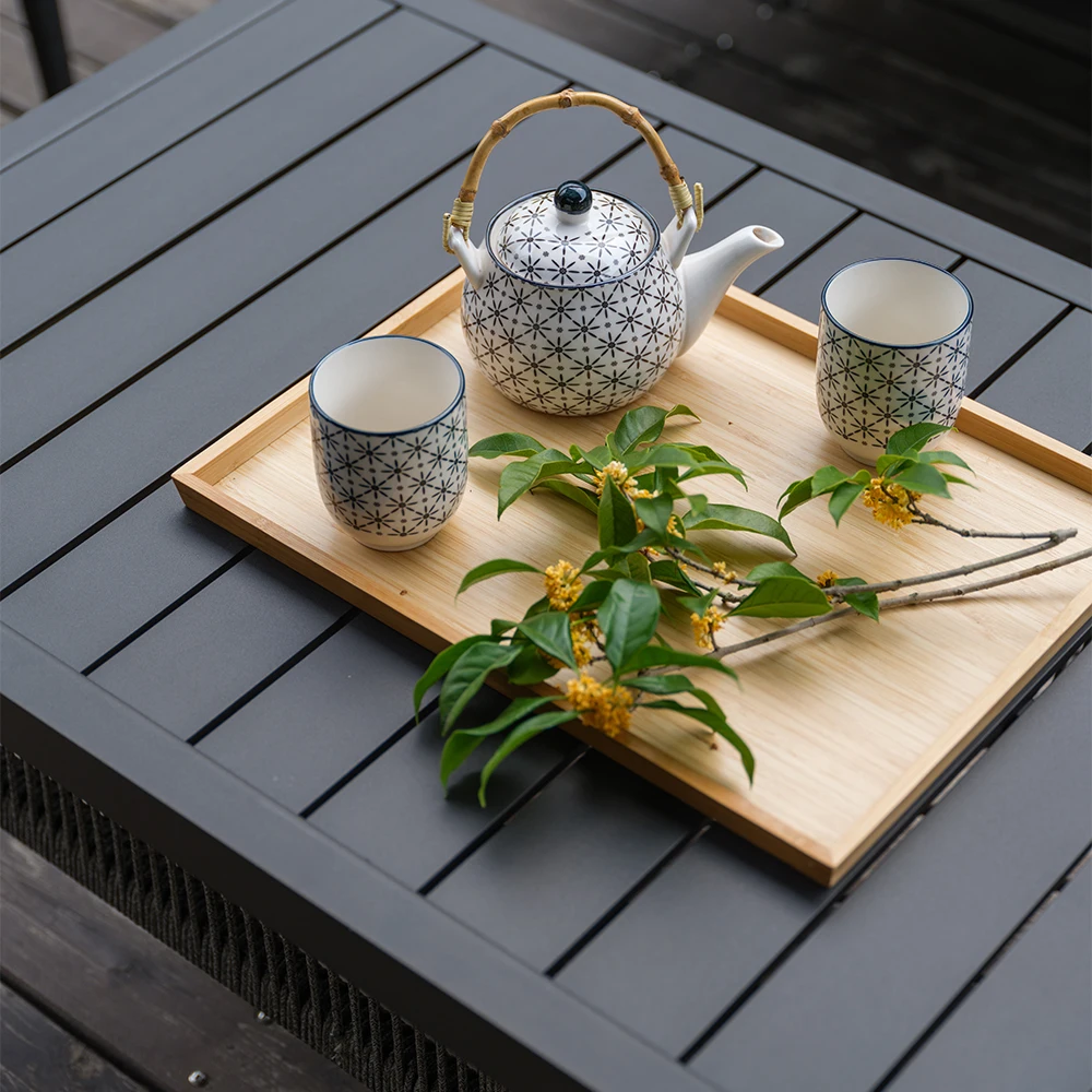 2025 New Product 4 Piece kd Sofa Furniture Luxury Garden Outdoor Woven Rope  Furniture Garden Rattan Set Sets