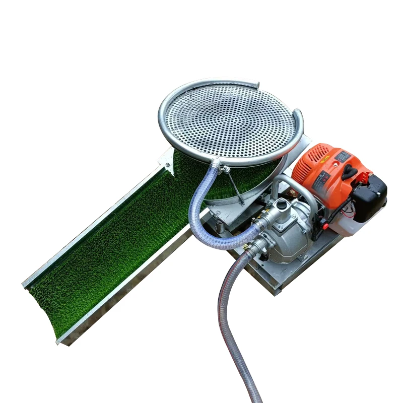 Portable Mini Gold Washing Machine Small Vibrating Sluice Box for Ore New Condition Gold Mining Application