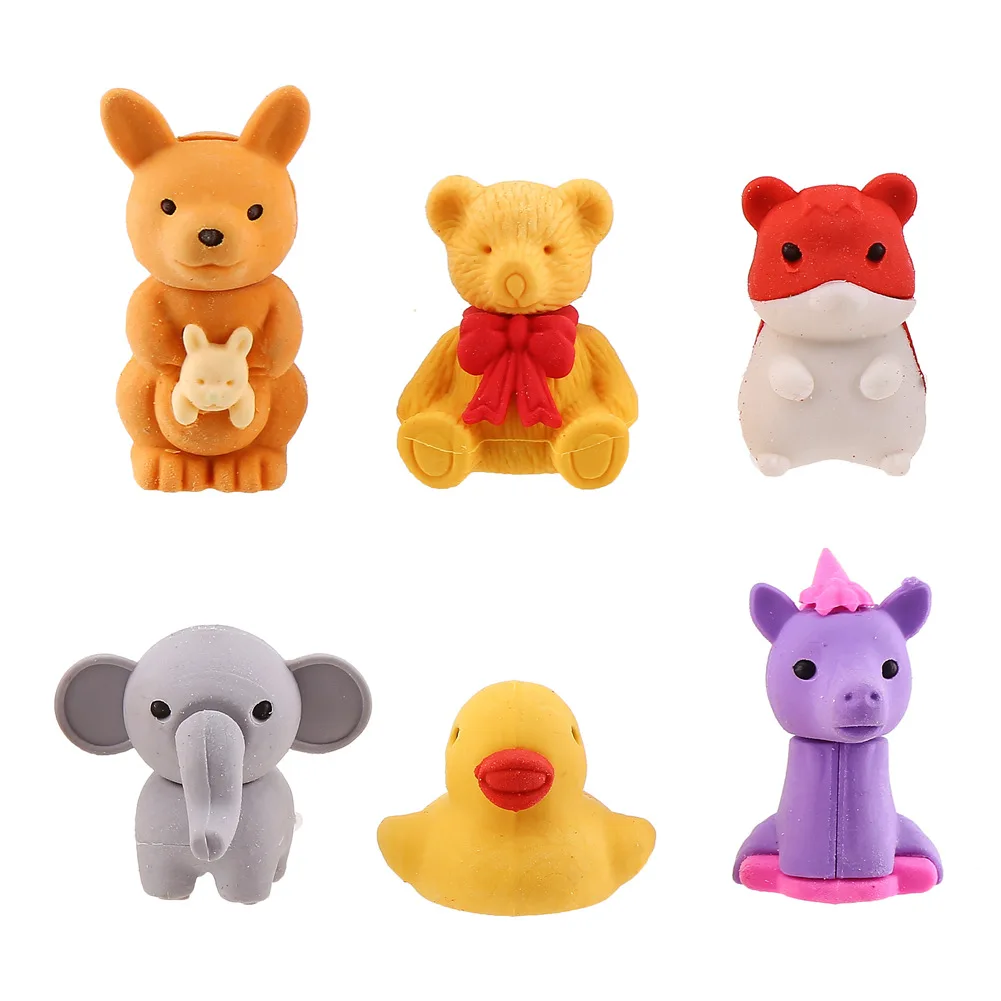 Wholesale In Bulk Dry Sea Animal Animals Eraser Kids Cute 3d Eraser ...