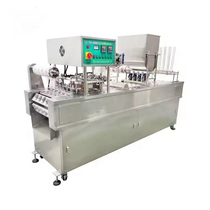 WANHE-2/4 Automatic Paste Filling Sealing Machine for Beverages Commodity Chemicals Plastic Packaging CE Certified Core Motor