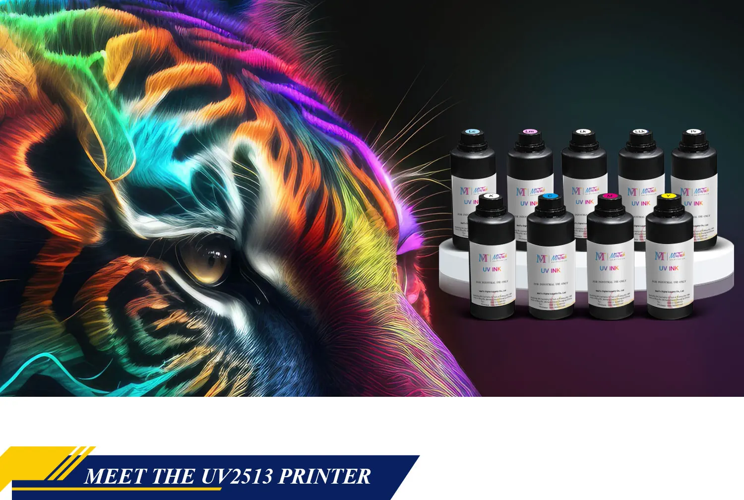 MT Refretonic Mtutech UV Flatbed Printer for Signs Printing