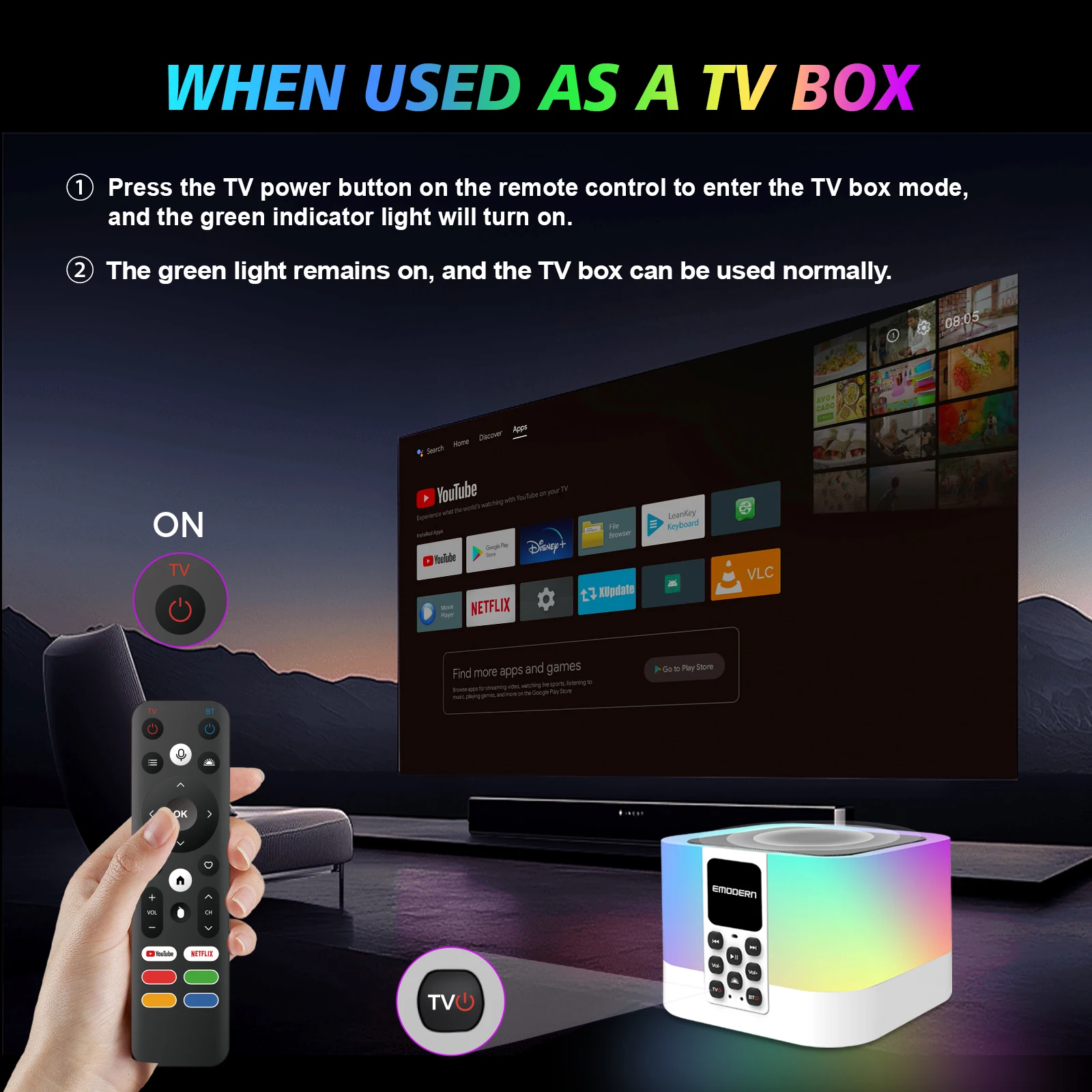 2024 Z1 Mix Android 13 Smart TV Box with 4K Streaming, Allwinner