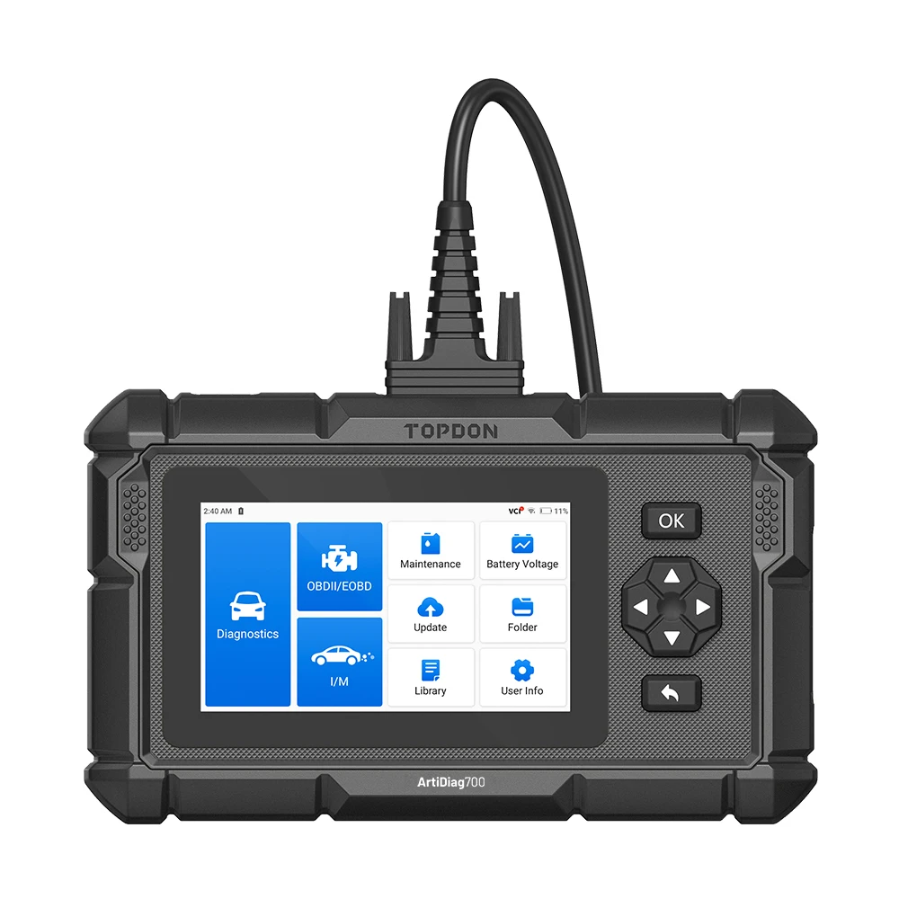 TOPDON AD700 Support Renault SGW Unlock Diagnose Faster Professional Obd2 Real-time Data Streaming Auto Diagnostic Scanner Tool
