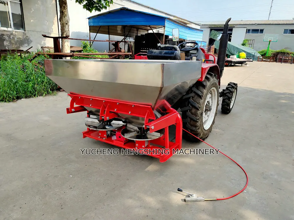 Agricultural 500L 1000L Stainless Steel Fertilizer Spreader for Tractor
