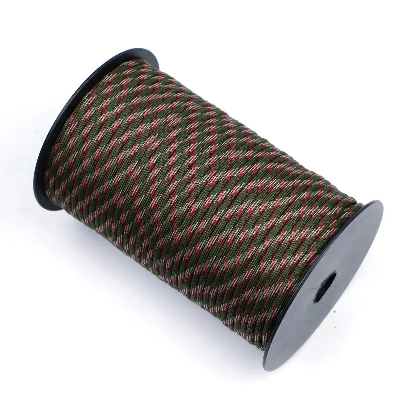 Paracord 4mm 9cores For Camping Climbing Rope,100m Spools Nylon Rope