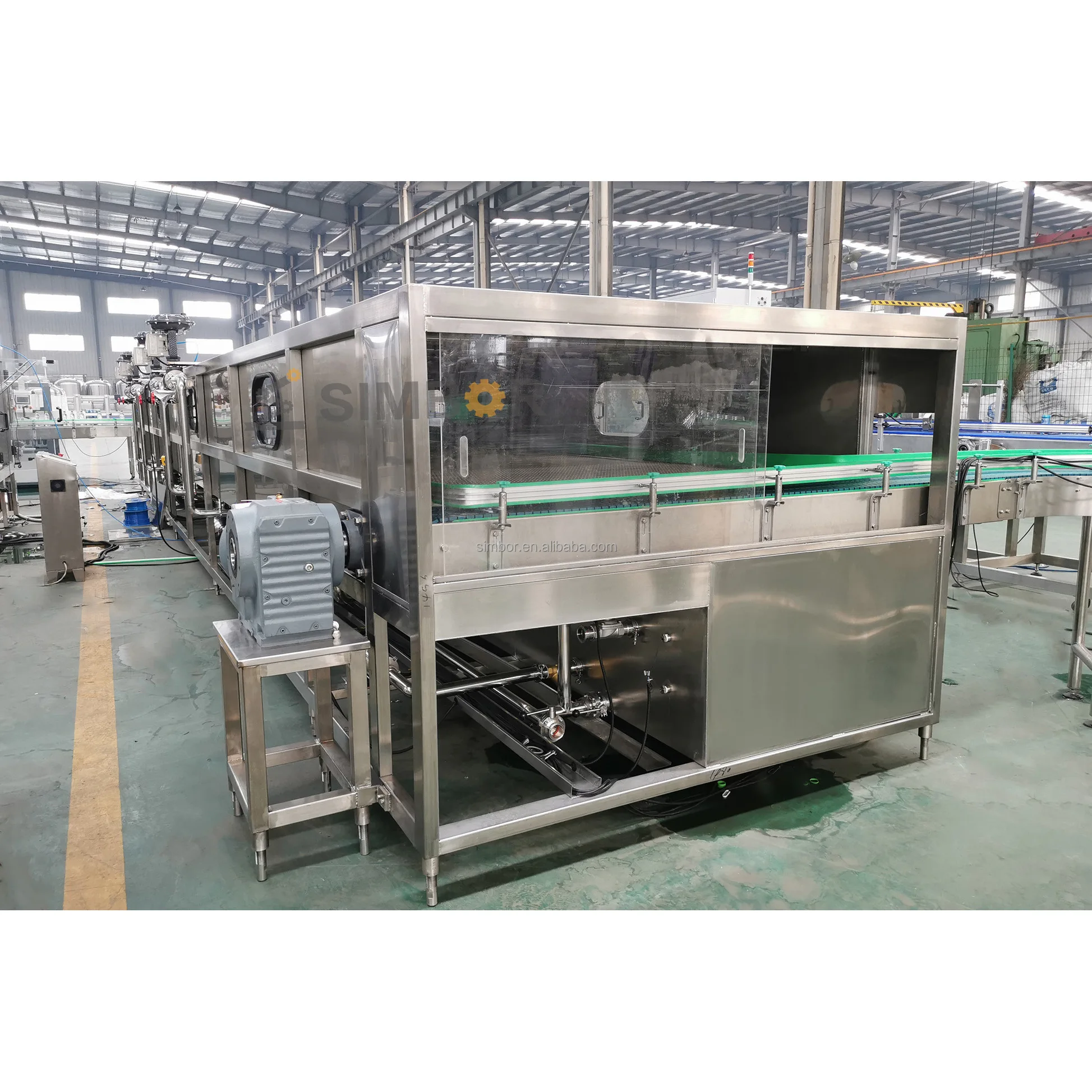 Sauce Jam Catchup Milk Juice Glass Bottle Sterilization Pasteurizer Tunnel Drink Juice Bottle Spray Cooling Tunnel Machine