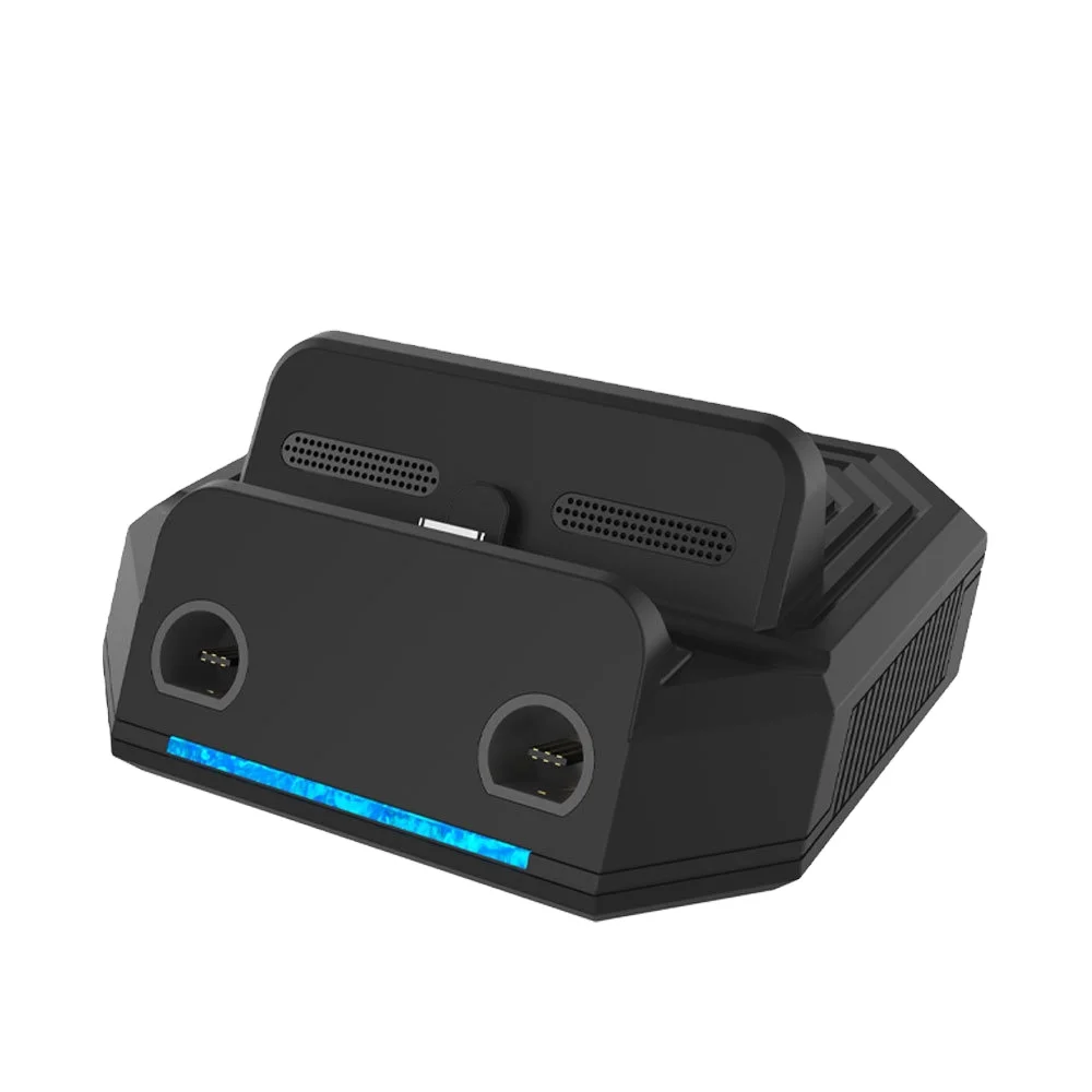 Base portátil de enfriamiento Laudtec LX392 con tamaño compacto fácil de llevar excelente disipación de calor Para Nintendo Switch  