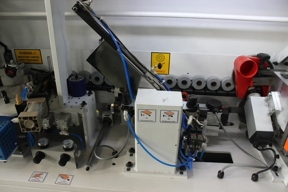 Furniture Cabinet Edge Banding Machine LB230 Automatic Wood Door Edge Bander Banding Machine for PVC