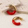 Oil drip C shape-red