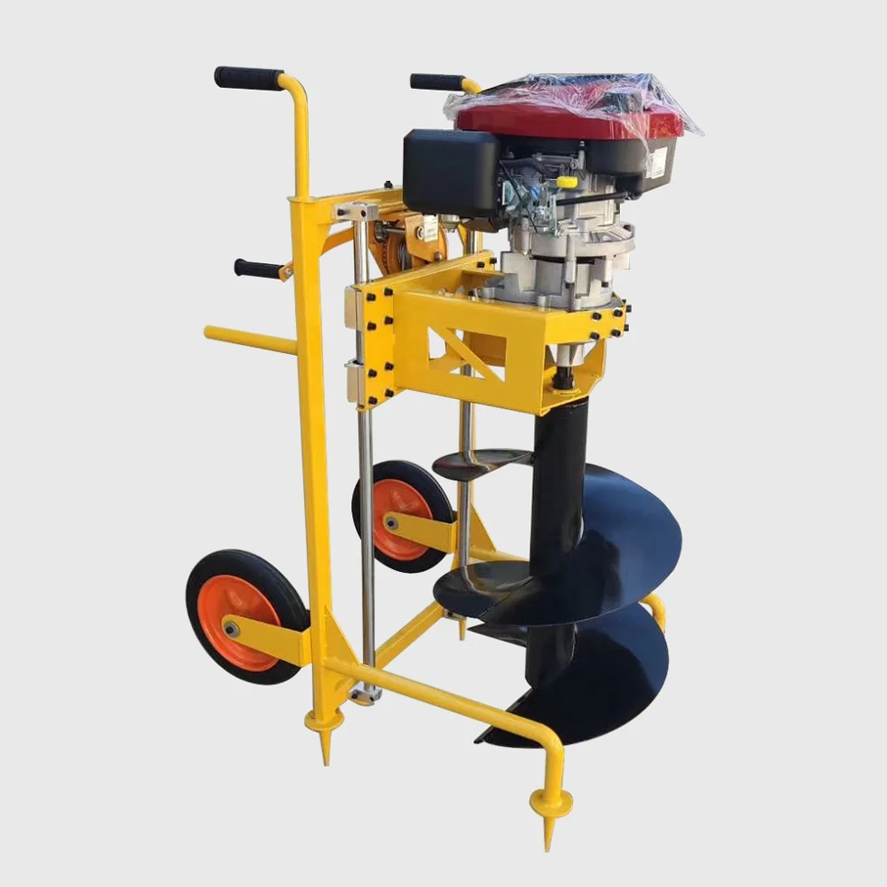 4 stroke earth auger with reverse function big power handle drilling machine 4 stroke ground drill 555031