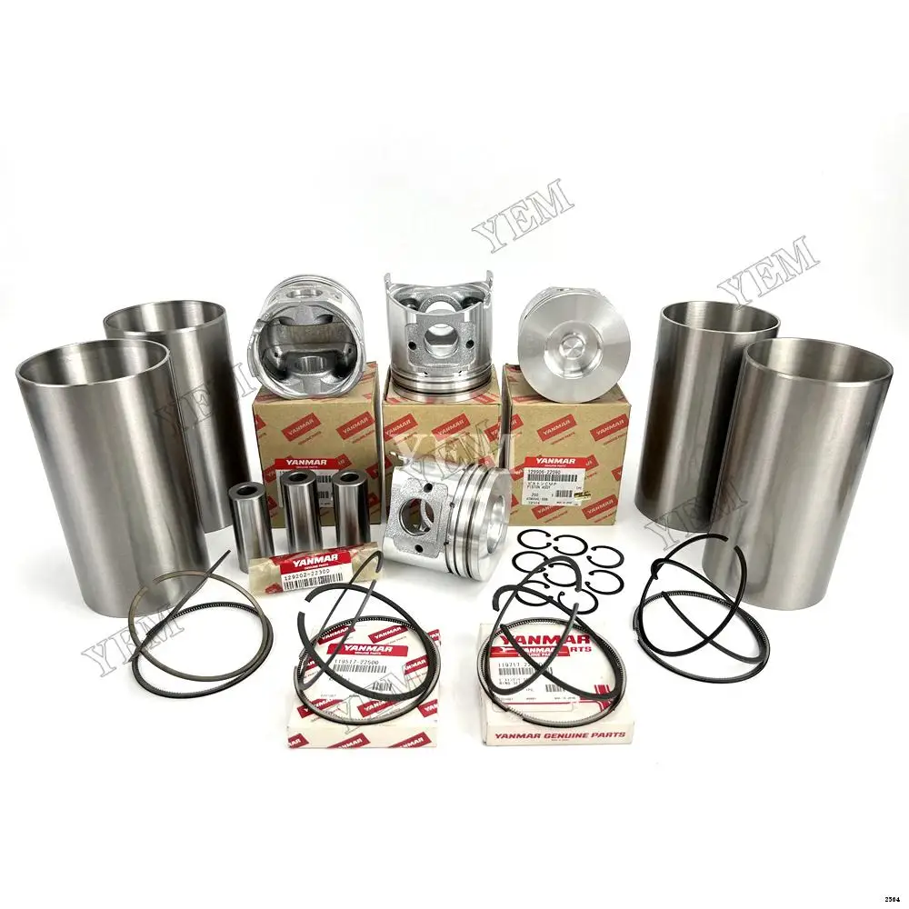 Parts China Supplier for Yanmar 3T75U 3T75UT Engine Parts Cylinder Liner Kit