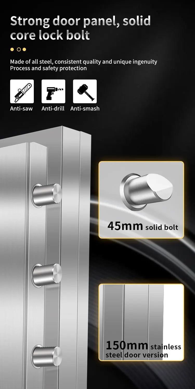 CEQSAFE OEM/ODM Money Vault Safe Security Door Solid Steel Customize Stainless Steel Bank Vault Doors factory