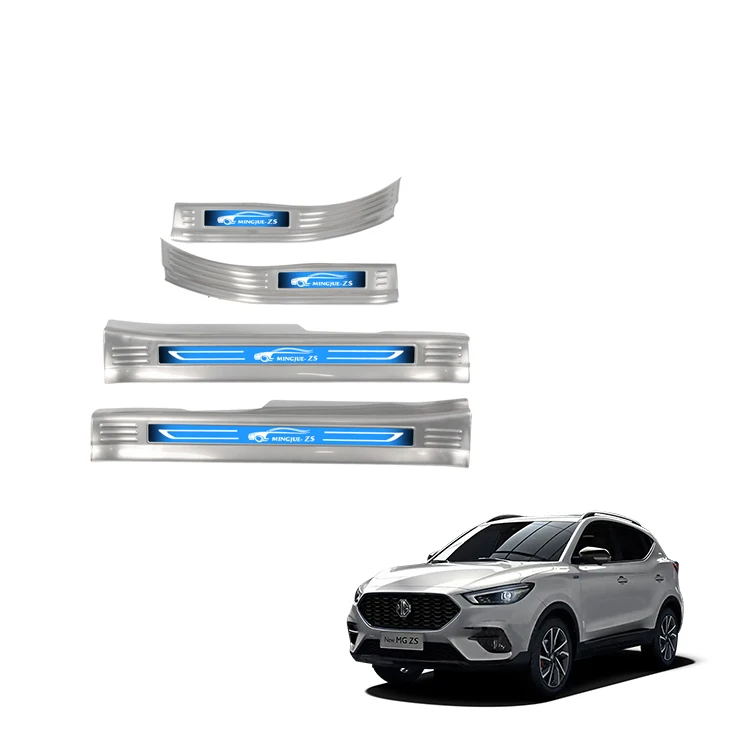 Pandurog na Sill Guard para sa MG ZS na Nakatutok sa Loob ng Pinto na Gawa sa Hindi Kinakalawang na Asero na Sill Guard Plate Threshold Plate Mga Karagdagang Bahagi sa Loob