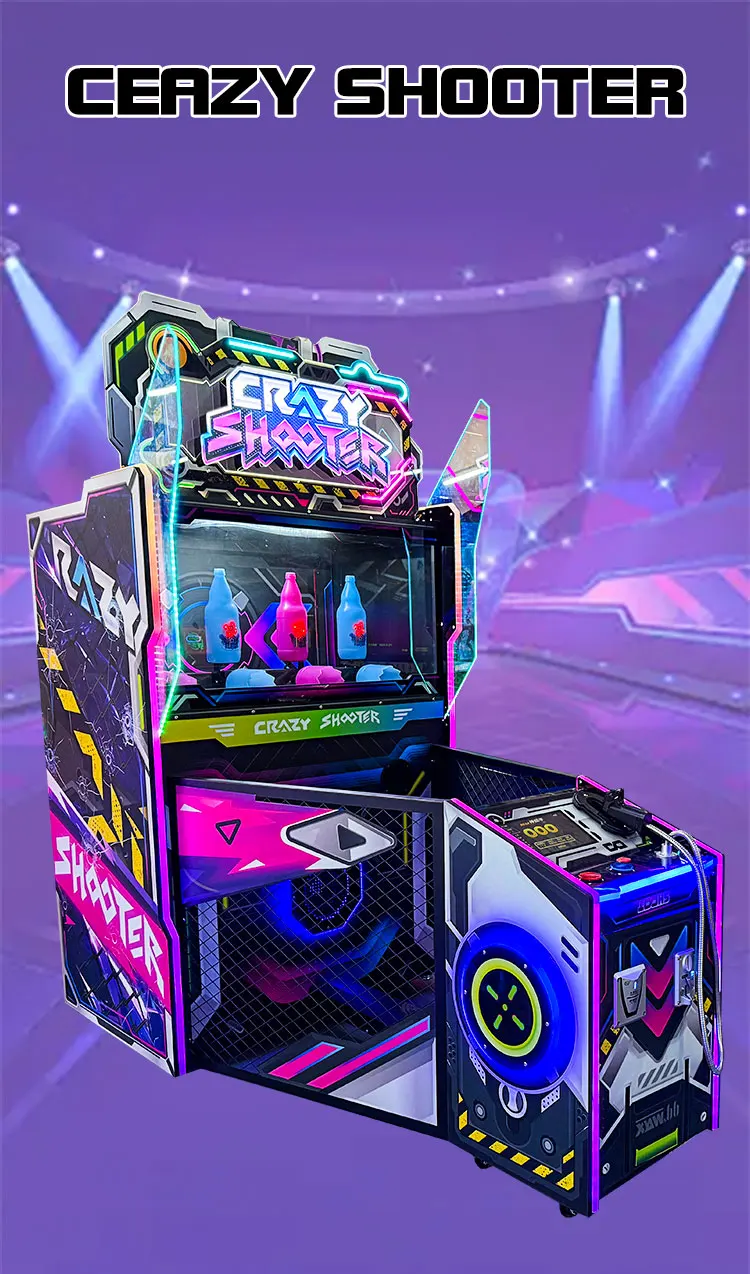 FunPark New Design Metal Arcade Game Crazy Shooter Gun Shooting Simulator Coin Operated Games supplier