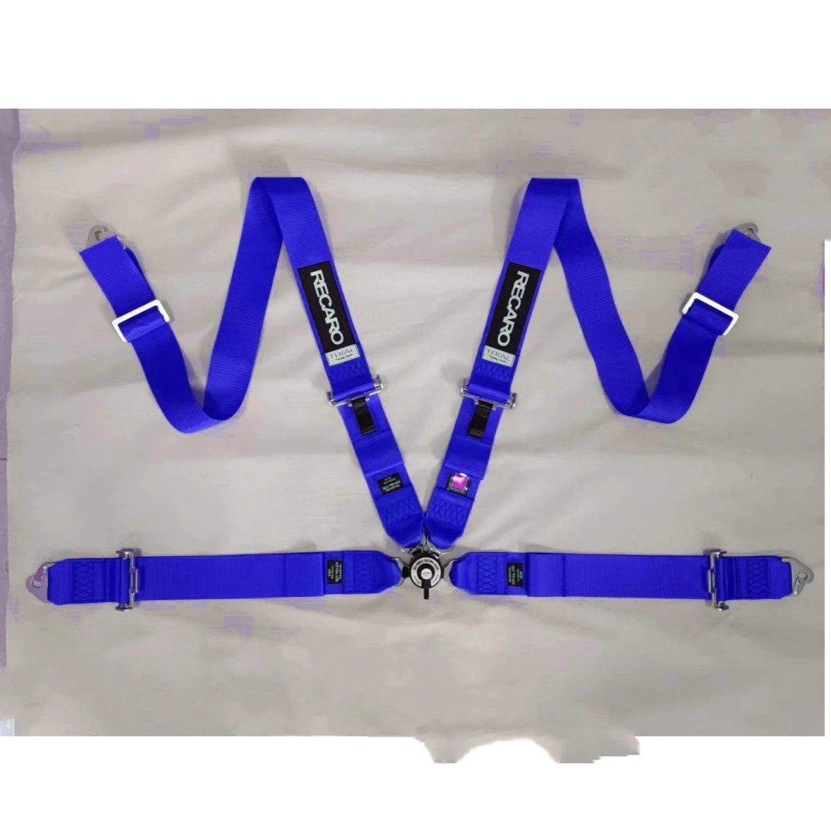 New Style 3 Inch 4-Point RECARO Polyester Seat Belt Quick Release Car Safety Racing Harness