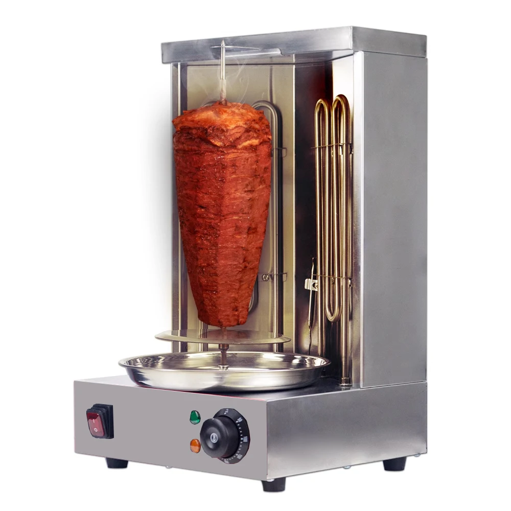 EB25 Shawarma Grill Electric Shawarma Machine Electric Vertical Kebab  Grill Gyro Rotisserie Oven With Heating Tubes
