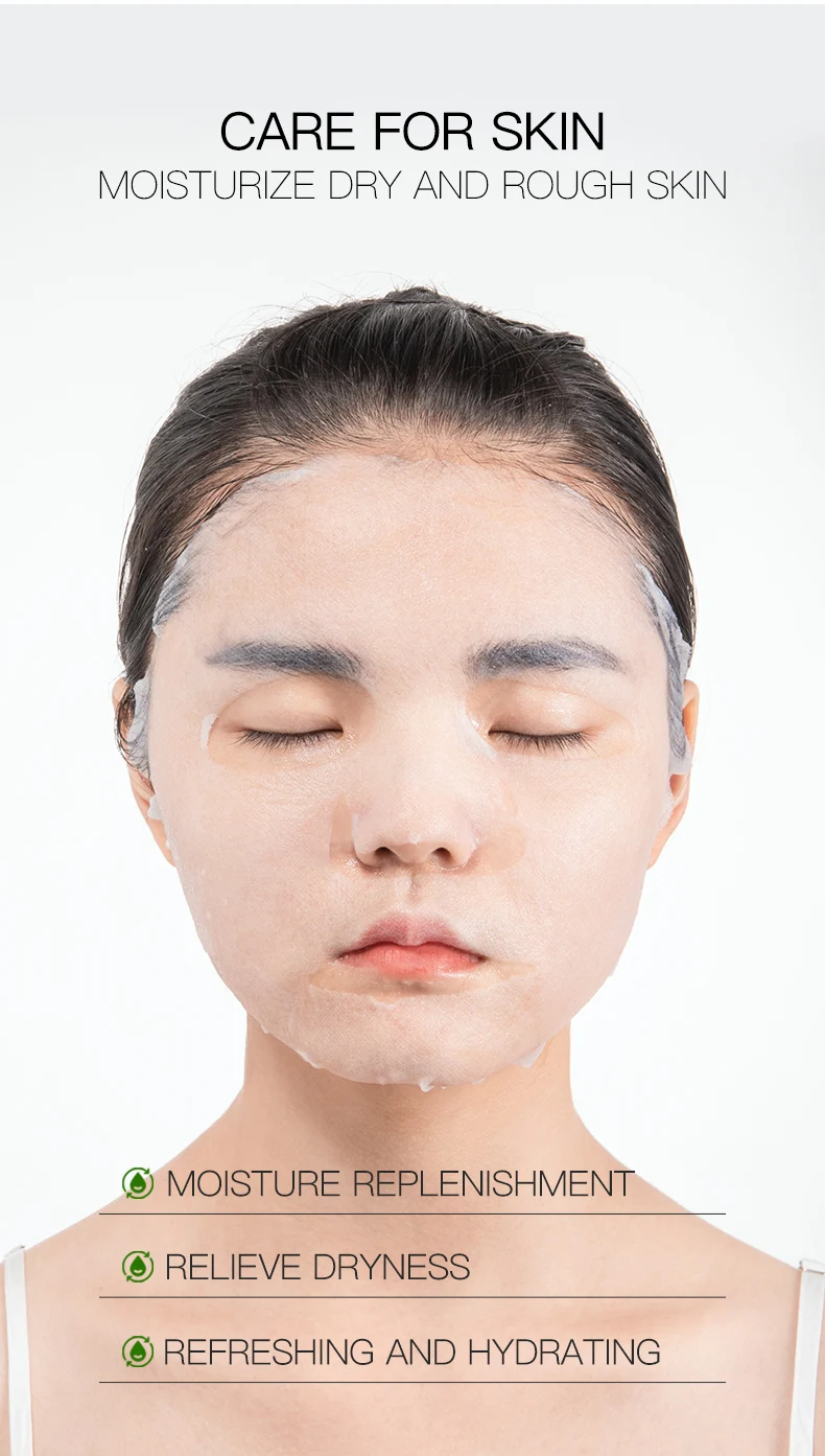 Wholesale Aloe Moisturizing Facial Mask Improve Dry And Rough Skin