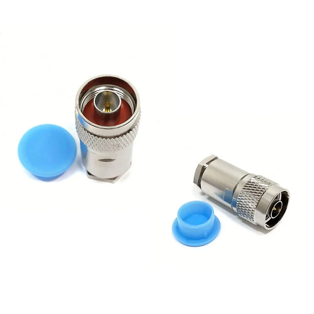 Factory Price 50 Ohm N Clamp Type Male Plug Solderless for  LMR400 RG8 RG213 RG214 Cable RF Coax Coaxial Connectors