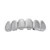 Silver upper teeth