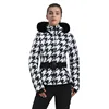 White houndstooth pattern