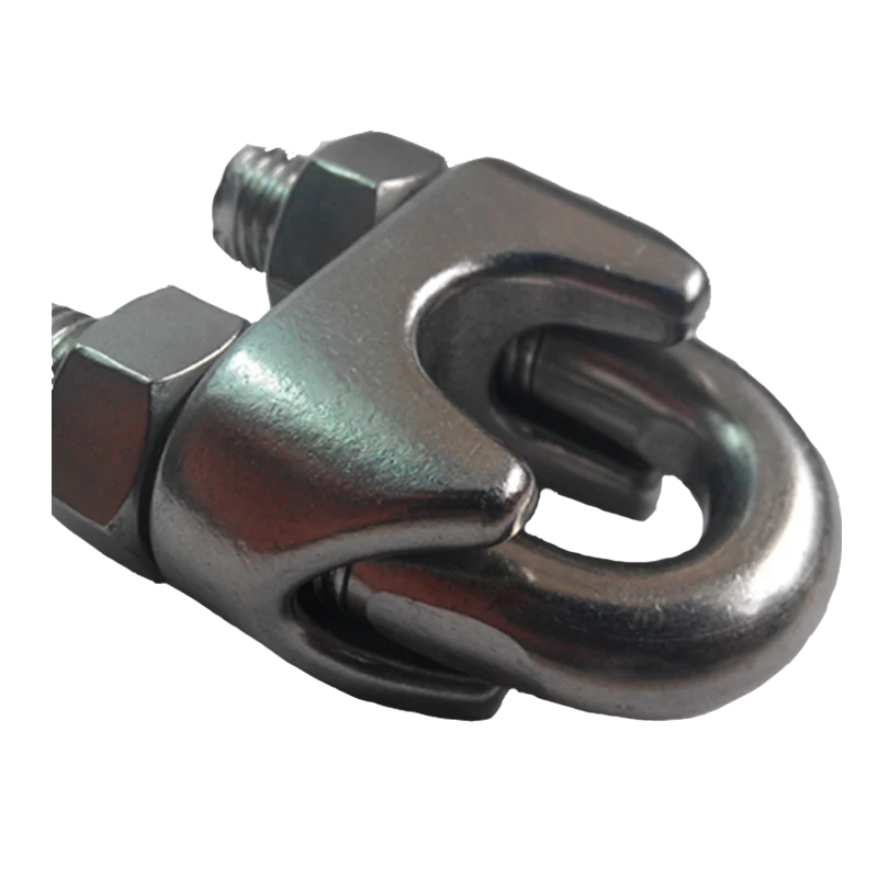 SS316 Cross Loop Stainless Steel Adjustable Clamps Cross C Sling US Wire Rope Cross Clamp