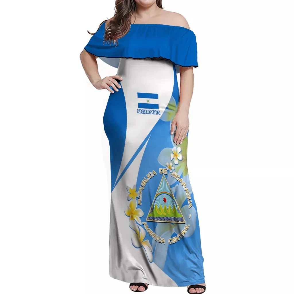 Alibaba.com: Puletasi Off Shoulder Maxi Dress for Women, Nicaragua  Independence Day Theme, Drop Shipping Available : Connect with global  suppliers offering evening and banquet dresses with efficient trade  solutions.