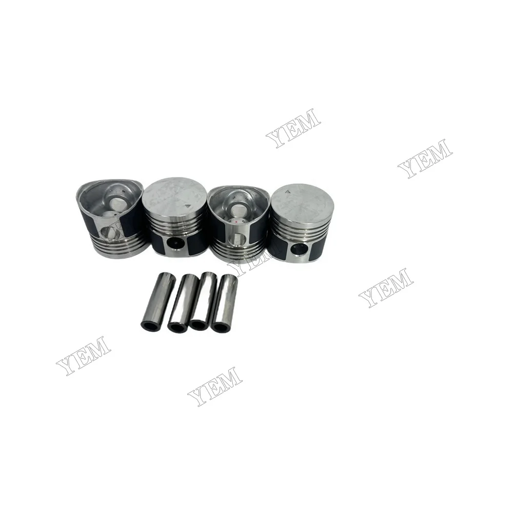 Piston Kit Compatible for Mitsubishi K4B Engine Parts Stock Complete 5