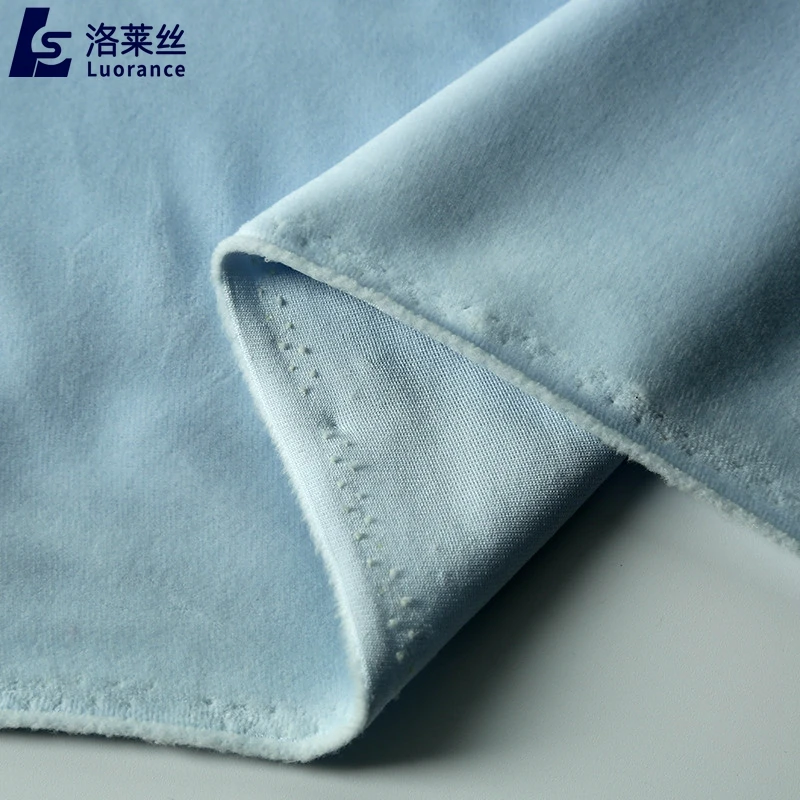 Light Blue Fleece Fabric - by The Yard