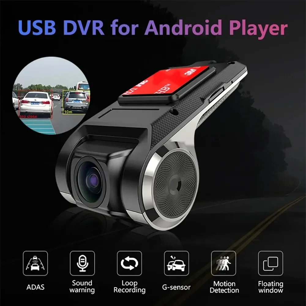 2024 Hot Sale Dedicated to Android Car Large Screen Plug in USB Port Car Black Box Car Dvr Dash Cam